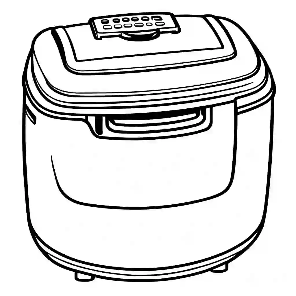 Bread maker coloring pages